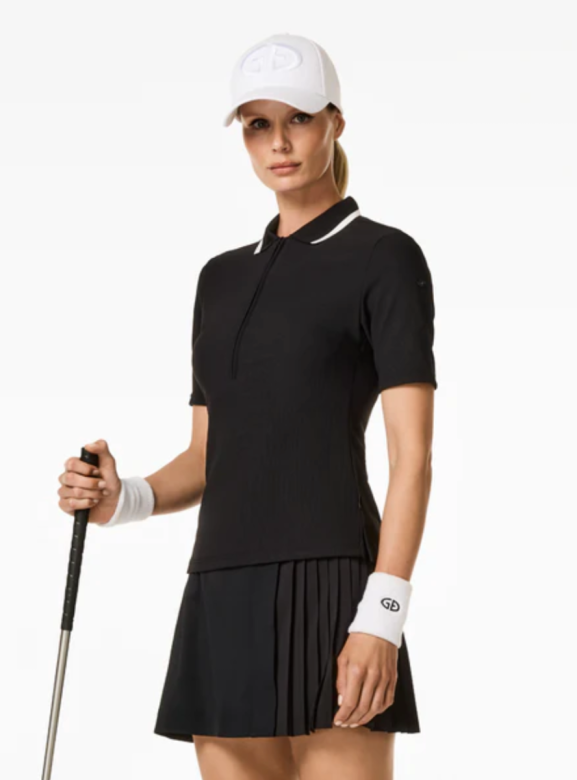  GOLDBERGH CASSIA SHORT SLEEVE TOP Black