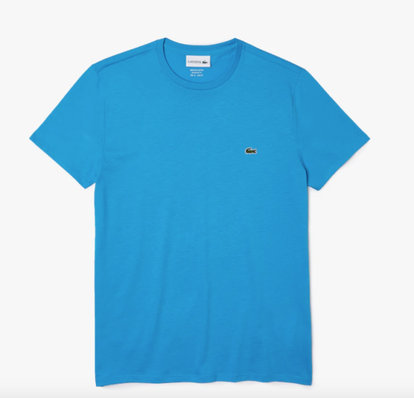  LACOSTE T-SHIRT MET RONDE HALS Turquoise