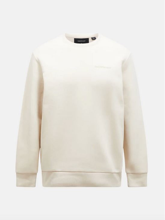  PEAK PERFORMANCE ORIGINAL SMALL LOGO CREW MEN Sand fog