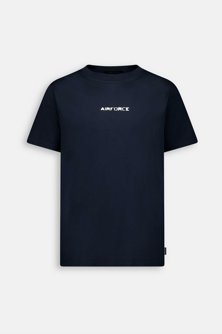 AIRFORCE HAZY ROUND T-SHIRT Dark navy blue / white