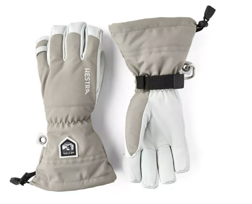 HESTRA ARMY LEATHER HELI SKI 5-finger Khaki